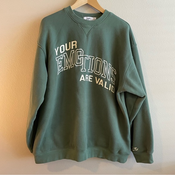 The Mayfair group green crewneck sweatshirt - Picture 1 of 7